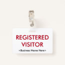 Search for visitor id badges Basic