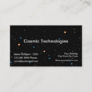 Search for outer space business cards Cosmic