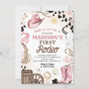 Search for cowgirl rodeo birthday invitations Pink