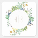 Search for succulent bridal shower stickers Botanical