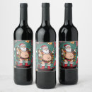 Search for funny christmas wine labels Merry