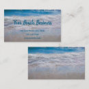 Search for tropical beach business cards Blue