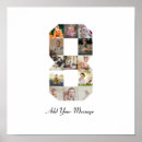 Search for number 8 posters Black and white