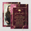Search for marble graduation invitations Glitter