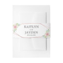 Search for gold foil invitation belly bands Floral