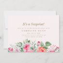 Search for pink surprise invitations Gold