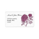 Search for dahlia return address labels Botanical
