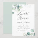 Search for eucalyptus leaves bridal shower invitations Botanical