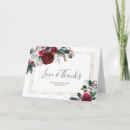 Search for holly berries thank you cards Rustic