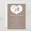 Search for love birds engagement party invitations Heart