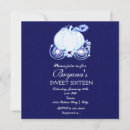 Search for cinderella blue invitations Carriage