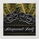 Search for prom birthday invitations Masquerade