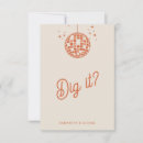 Search for disco rsvp cards Terracotta