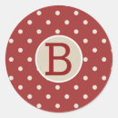 Search for red polka dots stickers Birthday