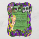 Search for mardi gras baby shower invitations Purple