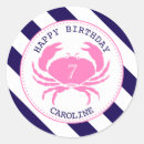 Search for pink nautical stickers Birthday party
