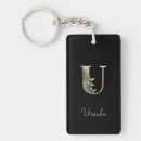 Search for gold letter key rings Botanical