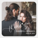 Search for letter wedding stickers Thank you