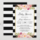 Search for decorative stripes invitations Girly