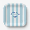 Search for nautical paper plates Beach party