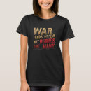 Search for anti war tshirts Protest