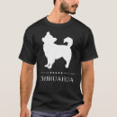 Search for long haired chihuahua tshirts Silhouette
