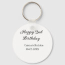 Search for childrens parties key rings Happy birthday