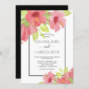 Search for hibiscus wedding invitations Greenery