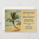 Search for fiji invitations Palm tree