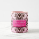 Search for pink damask mugs Trendy