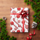 Search for lollipop wrapping paper Red and white