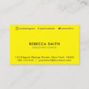 Search for yellow business cards Fashion