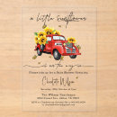 Search for vintage red truck invitations Floral