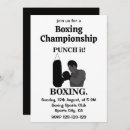 Search for boxing invitations Boxer