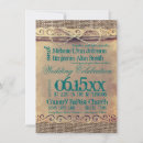 Search for rustic country teal wedding invitations Vintage