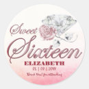 Search for with pink roses stickers Sweet 16
