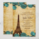 Search for aqua quinceanera invitations Blue