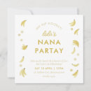 Search for bananas square invitations Yellow