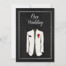 Search for black and silver wedding invitations Rose