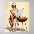 Search for vintage bbq posters Pinup