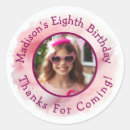 Search for photo and name stickers Girls birthday