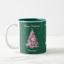 Search for green ribbon mugs Xmas