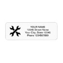 Search for repair return address labels Wrench