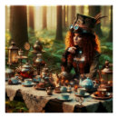 Search for mad hatter posters Vintage