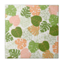 Search for green tropical leaf tiles Pink