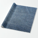 Search for blue denim wrapping paper Closeup