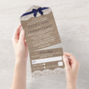 Search for burlap and lace wedding invitations Rustic