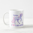 Search for beautiful unicorns mugs Fantasy