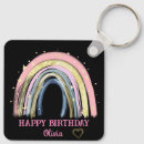 Search for cute rainbow key rings Birthday