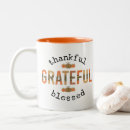 Search for thanksgiving fall mugs Thankful grateful blessed
